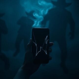 A Late-Night Eerie Encounter in Cemetery by Karen, Qatar