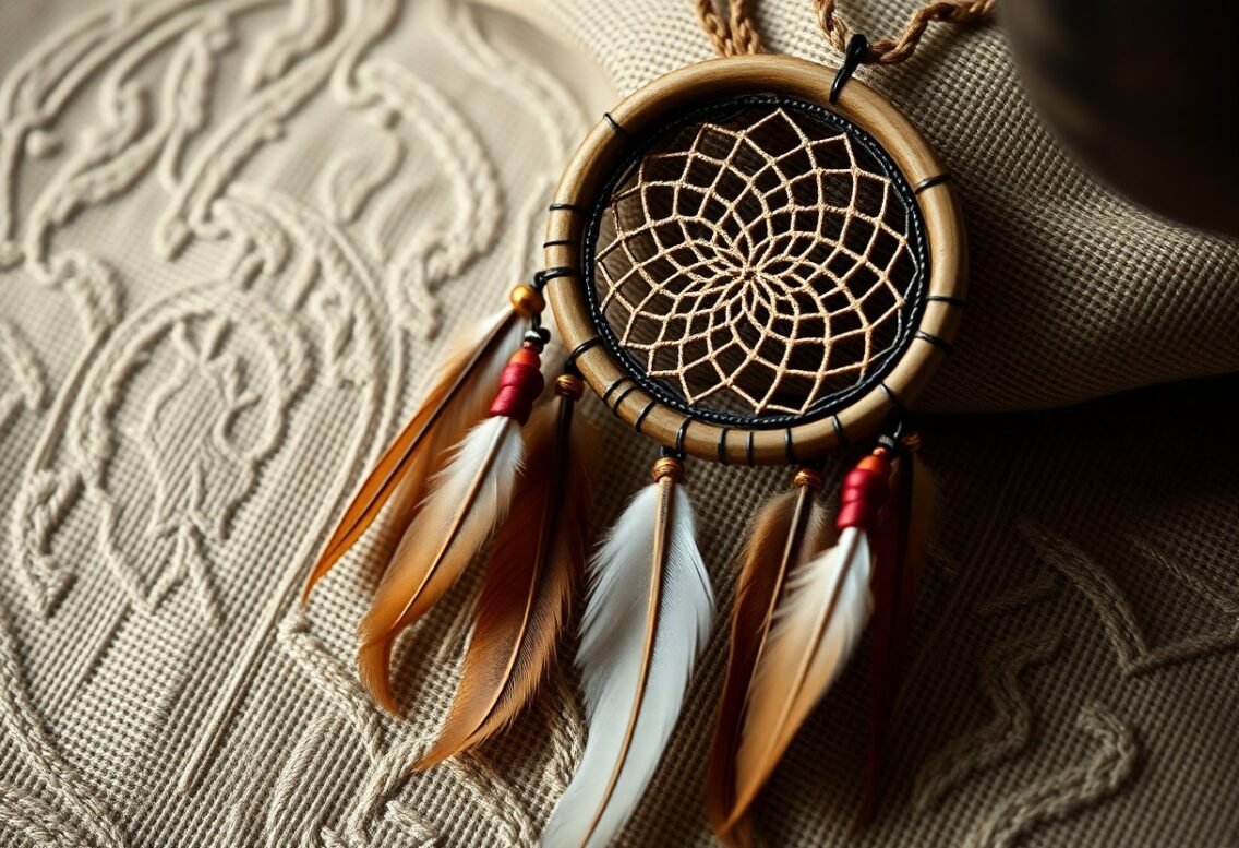 Native American Dreamcatcher Amulet (America), Part 2