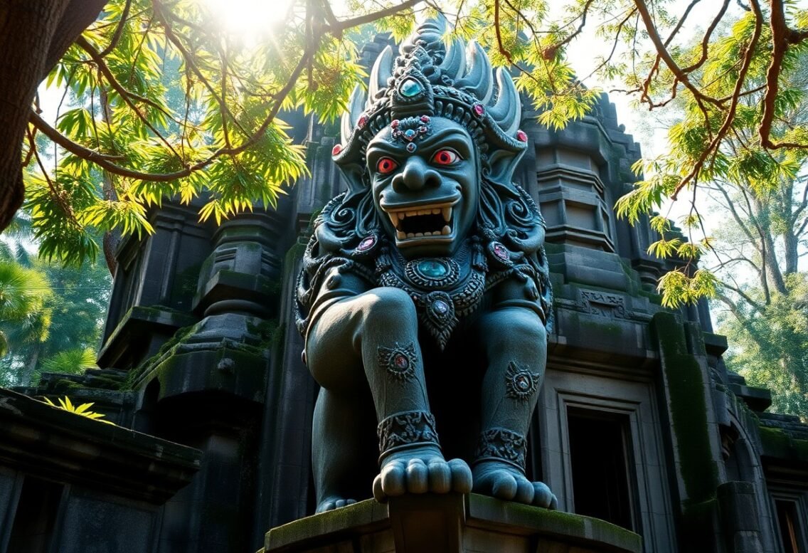Temple Guardian – The Angry Jinn at Angkor